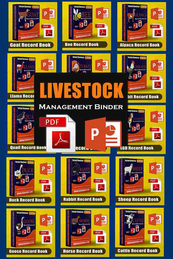 Livestock Management Binder
